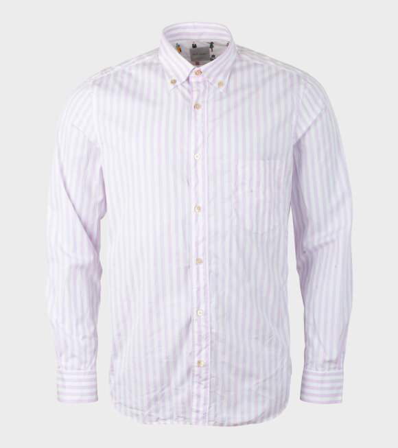 Paul Smith - Gents S/C Tailored Shirt Pink/White