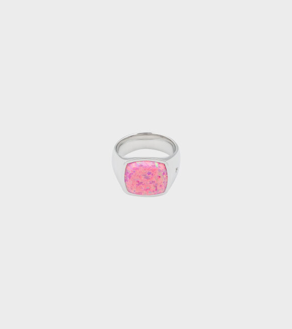 Tom Wood - Cushion Opal Ring Pink