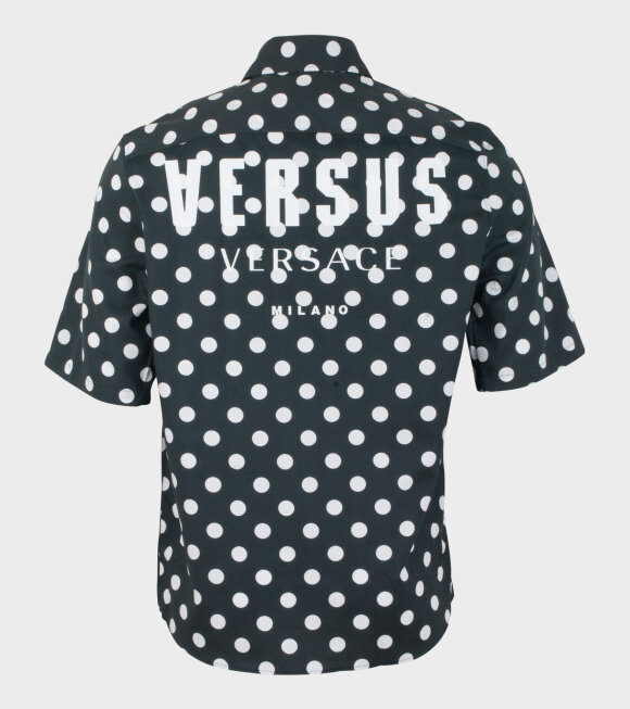 Versus Versace - Camicia Manica Dots Shirt Black/White