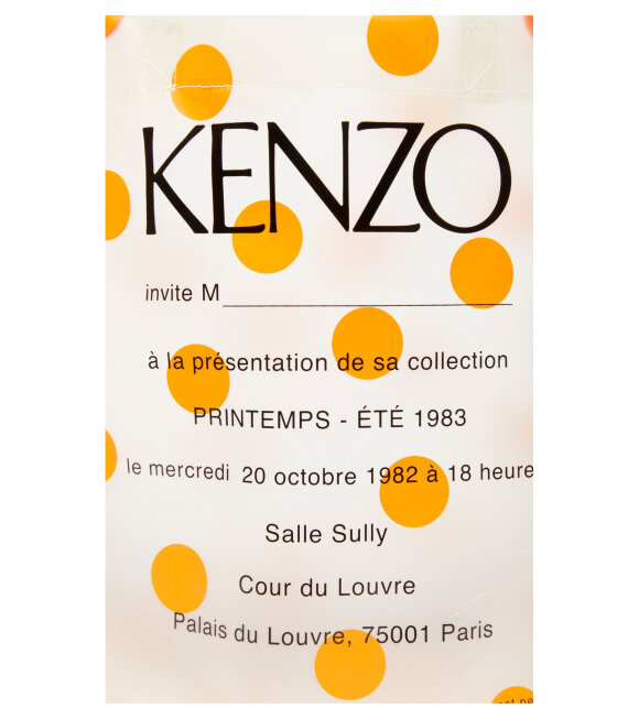 Kenzo - Shopping Bag Orange Dots