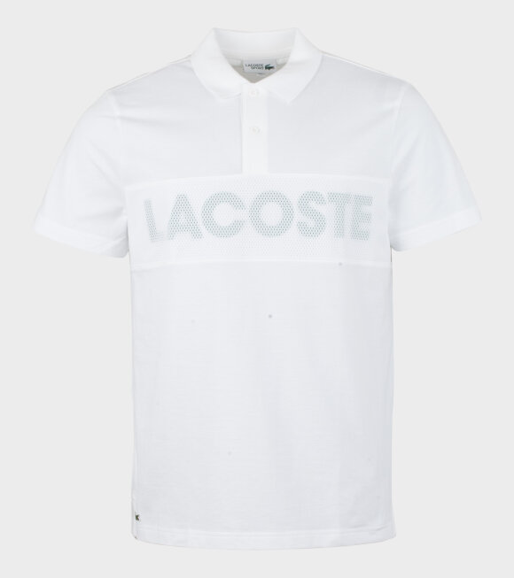 Lacoste - Knitted polo white