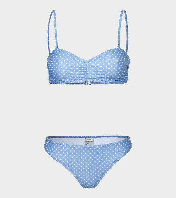 Mads Nørgaard  - Binna Bikini Light Blue/White Dot