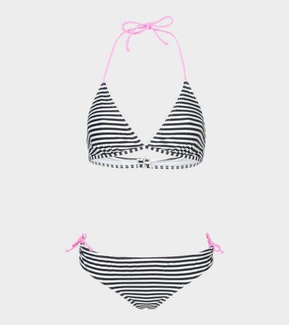 Mads Nørgaard  - Bikinna B Bikini Black/White/Pink