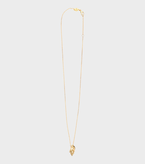 Anni Lu - Floating Shell Necklace Gold