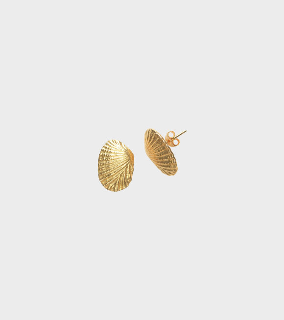 Anni Lu - Shell Earrings Gold