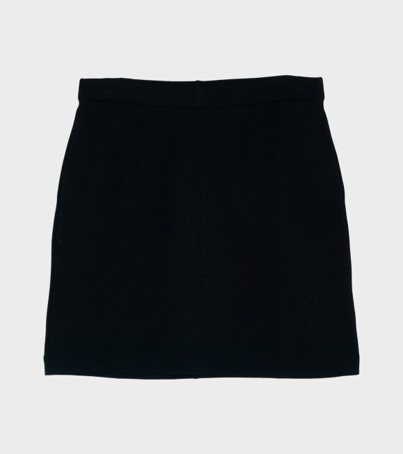 Filippa K - Double Face Pocket Skirt Black