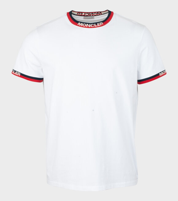 Moncler - Maglia Collar T-shirt White