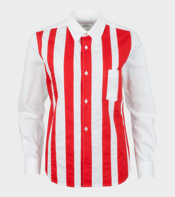 Comme des Garcons Girl - Striped Shirt Red/White