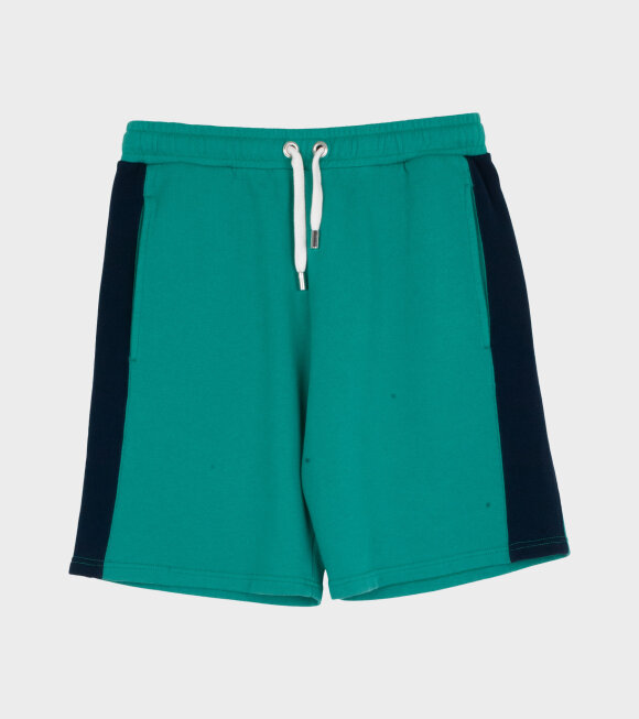 Maison Kitsuné - Jersey Shorts Green/Navy