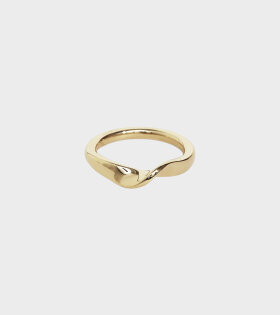 Trine Tuxen - Wave Ring lll. Gold