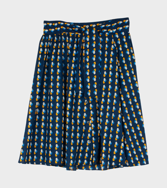 A.P.C - Jupe Gaia Skirt Navy Multi