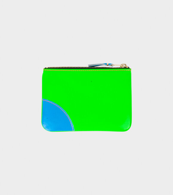 Comme des Garcons Wallet - Small Doc Wallet Green/Orange