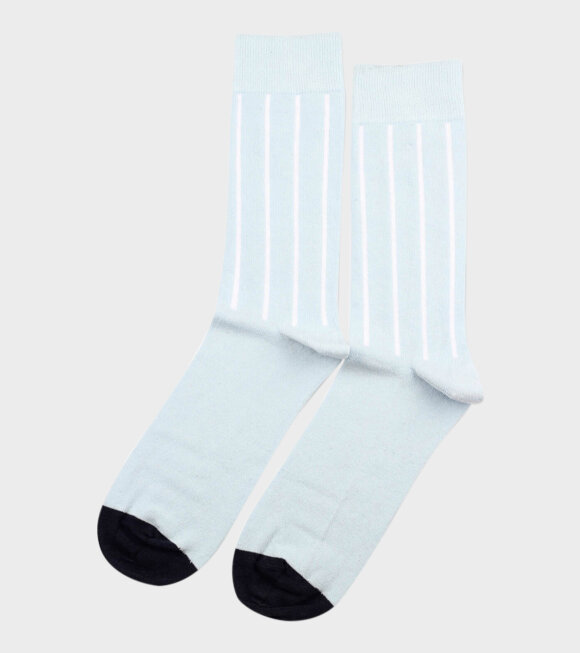 Democratique Socks - Originals Latitude Striped Blue/White/Navy