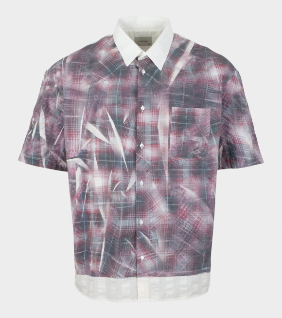 Tonsure - Oversize SS Shirt Crunched Check Print