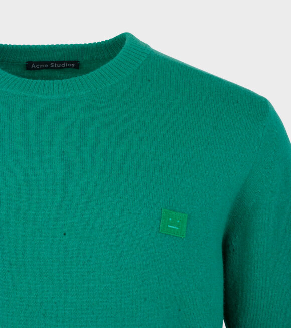 Acne Studios - Nalon Face Sweater Bright Green
