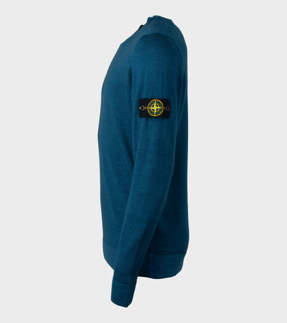 Stone Island - Thin Knit Sweater Blue