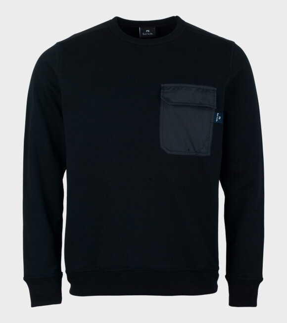 Paul Smith - Mens Pocket Sweatshirt Black