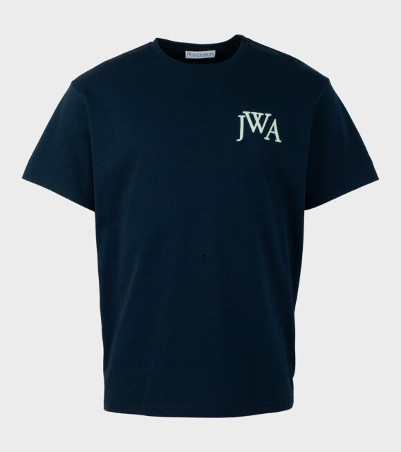 JW Anderson - Embroidery Logo T-Shirt Navy