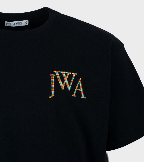 JW Anderson - Embroidery Logo T-Shirt Black 