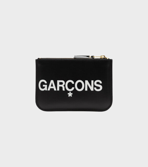 Comme des Garcons Wallet - Small Doc Huge Logo Black