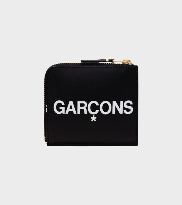 Comme des Garcons Wallet - Wallet Huge Logo Black