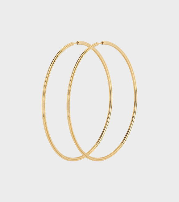 Maria Black - Sunset Hoop Earrings 70 Gold