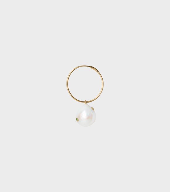 Jane Kønig - Baroque Pearl Earring Gold