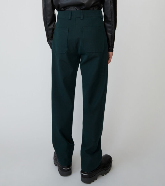 Acne Studios - Pleated Trousers Forest Green