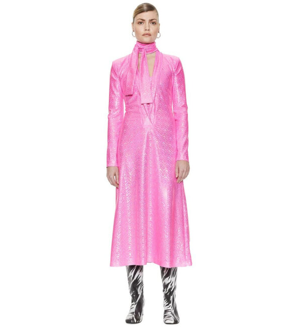 Saks Potts - Yasmin Dress Pink Shimmer
