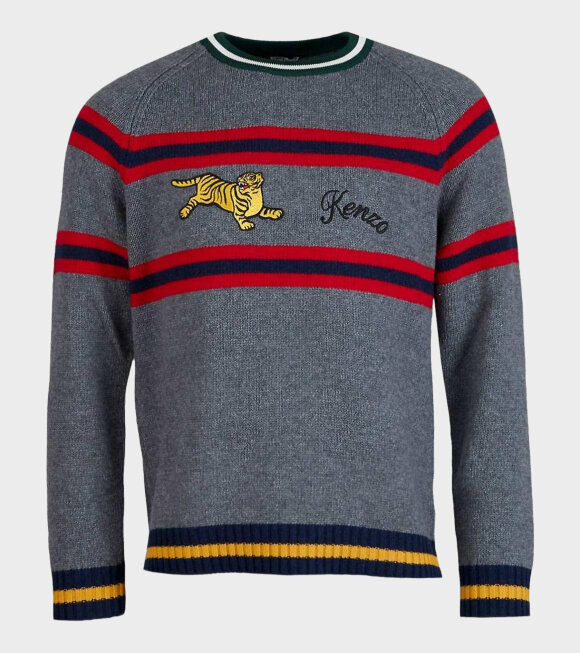 Kenzo - Knit Tiger Sweater Grey