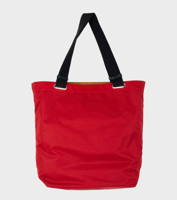 Marni - Color Block Shopping Bag Brown/Red/Mustard