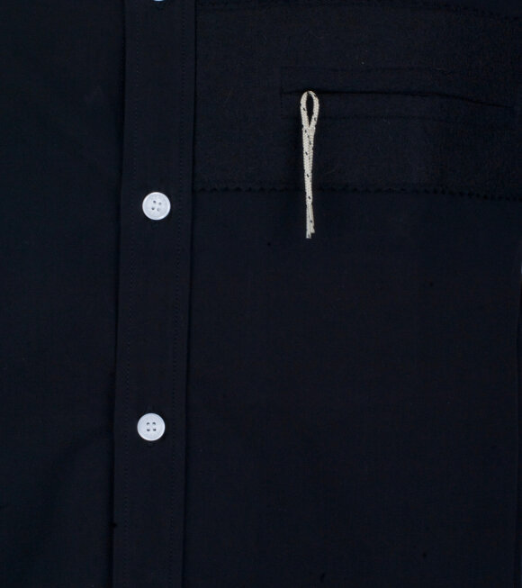 Kenzo - Zipped Pocket Casual Shirt Black