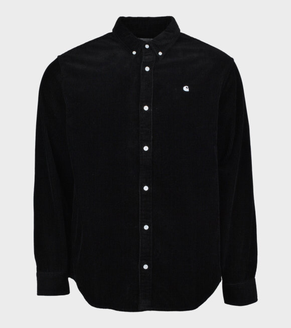 Carhartt WIP - L/S Madison Cord Shirt Black