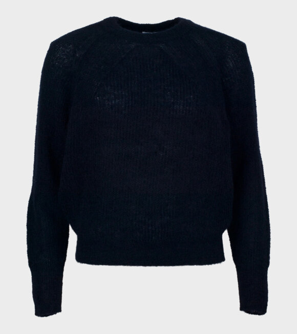 Filippa K - Mohair R-neck Sweater Dark Navy