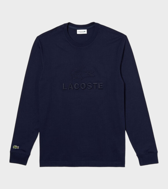 Lacoste - Embroidery Longsleeved T-shirt Navy