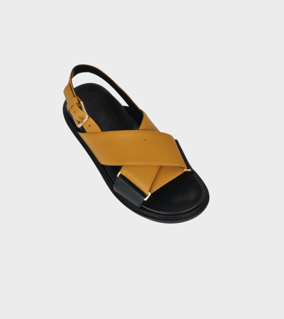 Marni - Fussbett Sandal Yellow