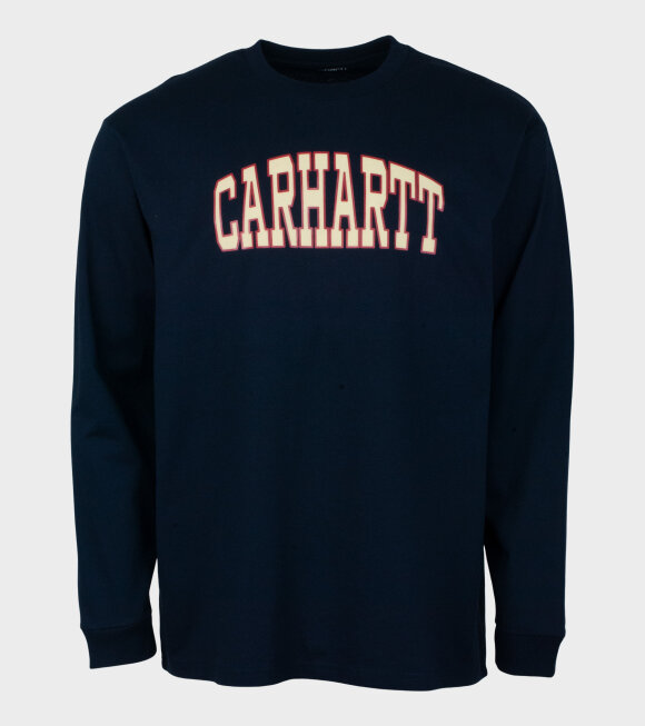Carhartt WIP - L/S Theory T-shirt Dark Navy 