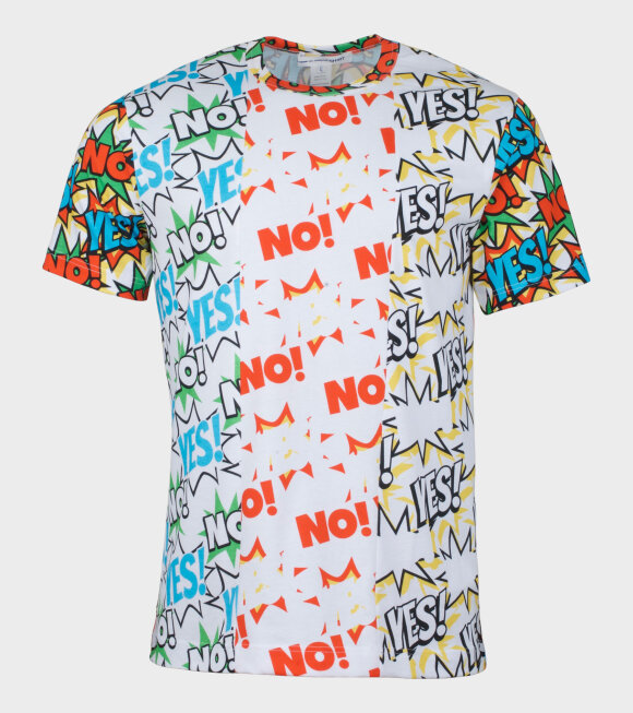 Comme des Garcons Shirt - Yes No T-shirt Multicolor 