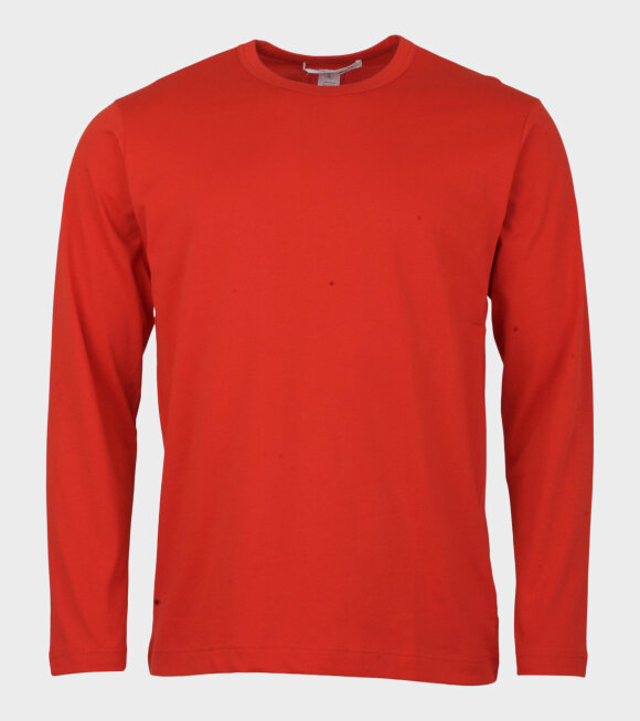 Comme des Garcons Shirt - Longsleeved T-shirt Red 