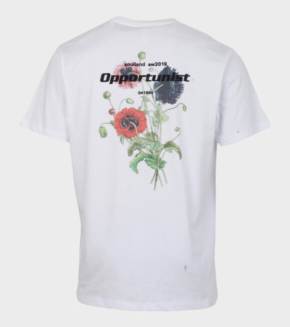 Soulland - Olsson T-shirt White Print