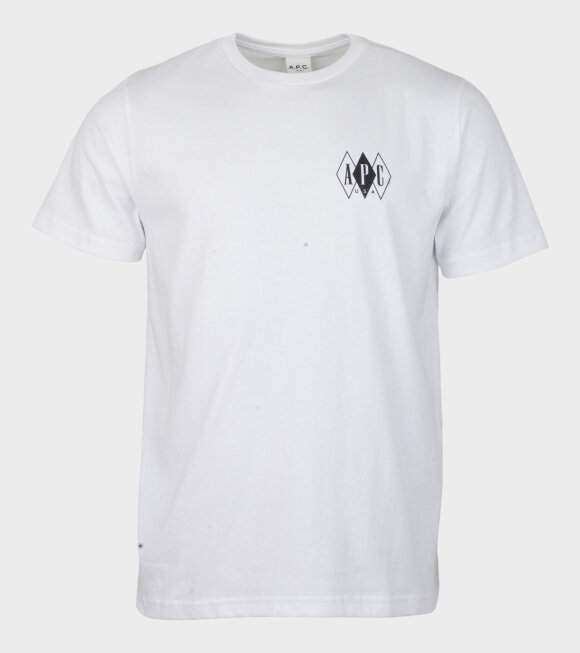 A.P.C - ABRAM H CODCW Logo T-shirt White