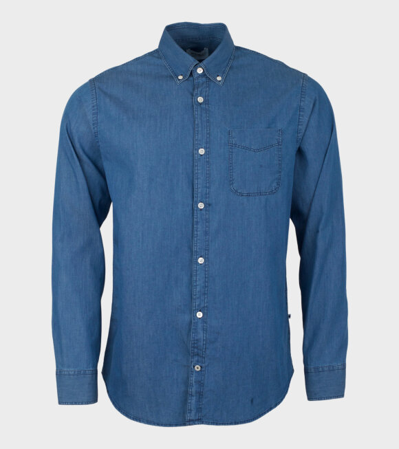 NN07 - Levon Shirt Denim Blue