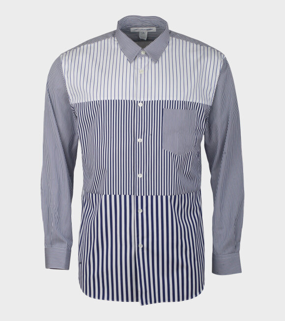 Comme des Garcons Shirt - Longsleeve shirts Blue/White 