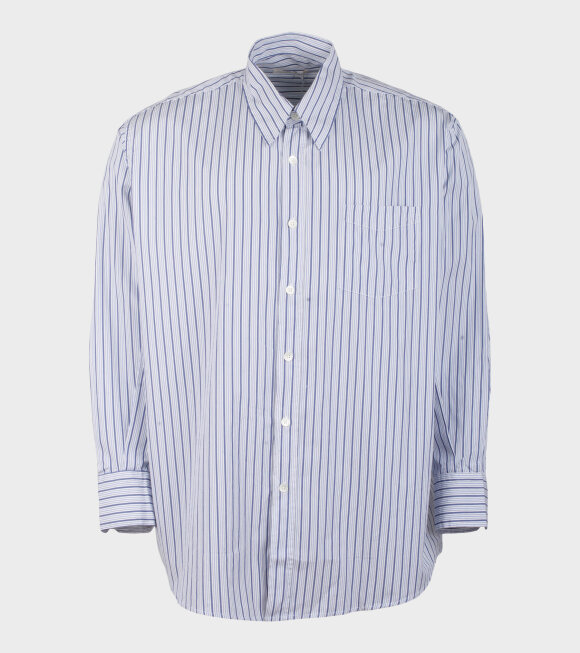 Our Legacy - Less Borrowed Striped Shirt Blue