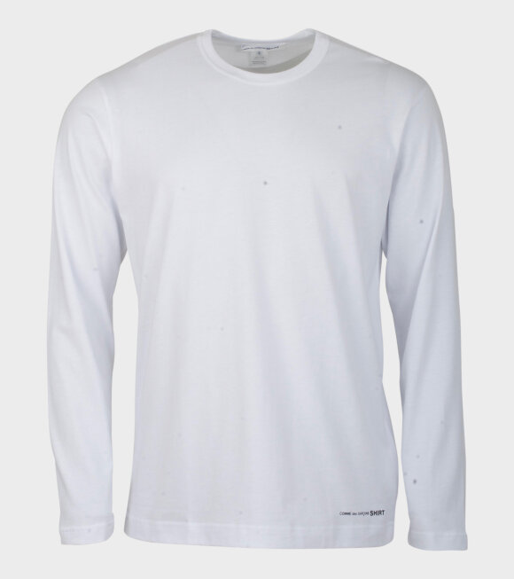 Comme des Garcons Shirt - Longsleeved T-shirt White 