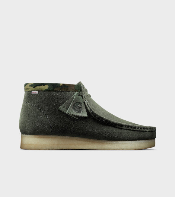 Carhartt X Clarks - Wallabee Boot Olive Camuflage 