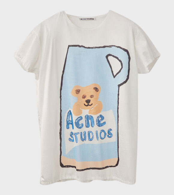 Acne Studios - Erry Synthetic Placed Print White