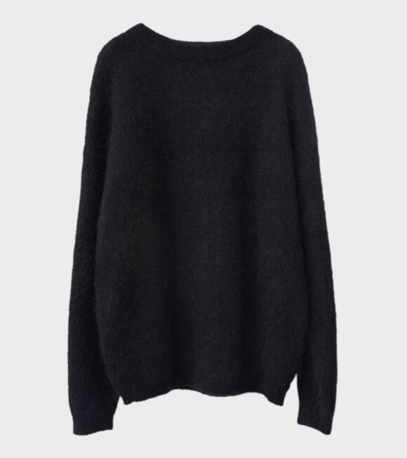 Acne Studios - Dramatic Moh Oversized Sweater Black