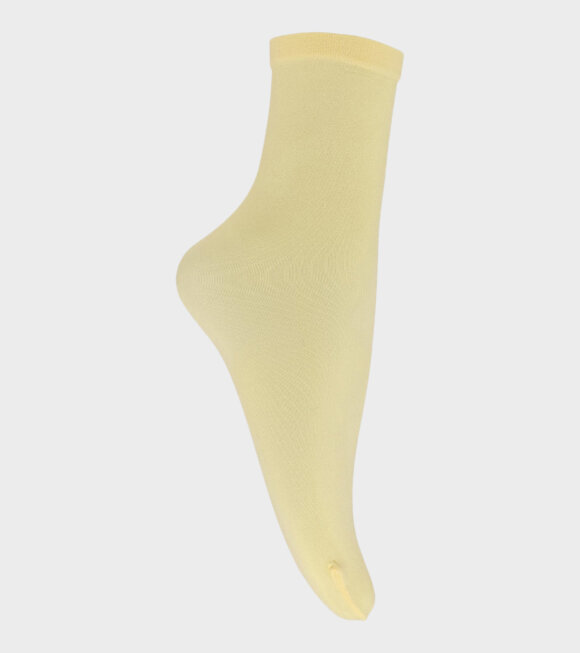 Dear Denier - Line Ancle Sock Light Yellow