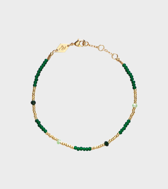 Anni Lu - Clemence Bracelet Stone Green 